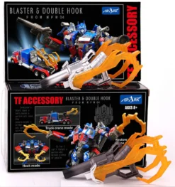 Spark Blaster & Double Hook For LT02 MPM-04 MPM04 Optimus Prime Upgrade Kit Silver & Grey -Toy Sale Store 2b5a4ccf95