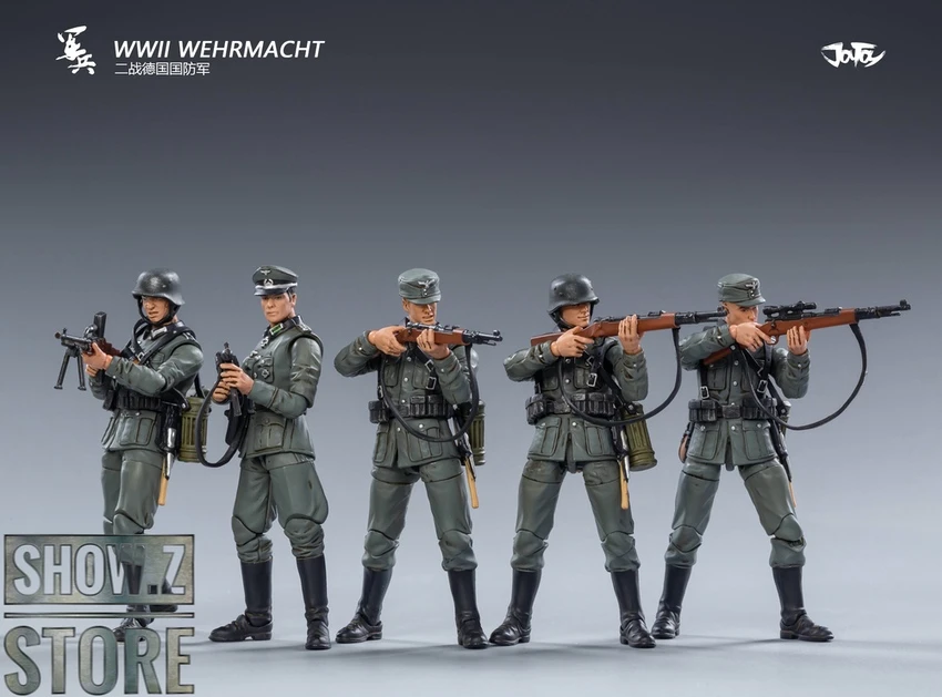 JoyToy Source 1/18 WWII German Wehrmacht Unit Set Of 5 4 JoyToy Source 1/18 WWII German Wehrmacht Unit Set Of 5 - Image 4