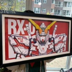 ChenFu Studio RX-0 Unicorn Gundam 3D Wall Art Decoration Picture -Toy Sale Store 3d408418fd