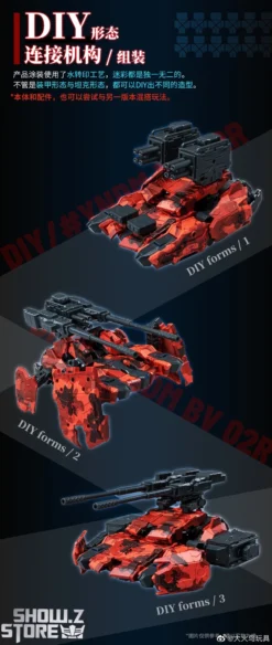 Big Firebird & Bird/Binary BV-02R Red Jakcal W/ Alloy Frame -Toy Sale Store 41c89565f5