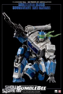 ThreeZero & Hasbro 3Z0160-EX 3Z04121W0 DLX Shattered Glass Soundwave & Ravage W/ LED -Toy Sale Store 47937b1727