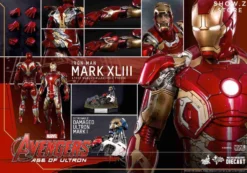 Hot Toys HT 1/6 Iron Man Mark XLIII MK43 MMS278D09 Avengers: Age Of Ultron Collectible Figure -Toy Sale Store 4d3134c8a1