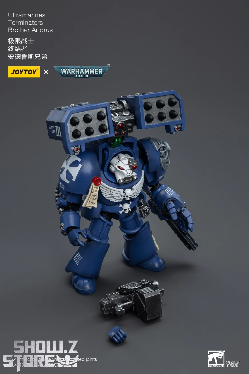JoyToy Source 1/18 Warhammer 40K Ultramarines Terminators Brother Andrus 10 JoyToy Source 1/18 Warhammer 40K Ultramarines Terminators Brother Andrus - Image 10