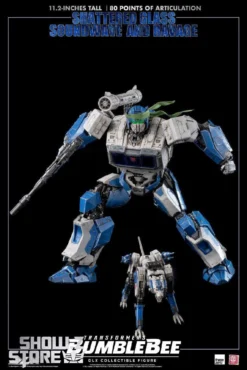 ThreeZero & Hasbro 3Z0160-EX 3Z04121W0 DLX Shattered Glass Soundwave & Ravage W/ LED -Toy Sale Store 5323f75915