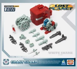 MechFansToys Lost Planet Coast Guard CG01 White Shark & CG02 Red Dragon -Toy Sale Store 59d1e6c457