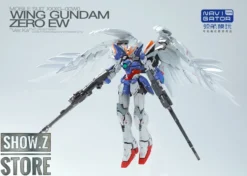 Navigator Toys Pre-Painted & Pre-Assembled Bandai XXXG-00W0 Wing Gundam Zero EW Ver.Ka -Toy Sale Store 6a66183a9d