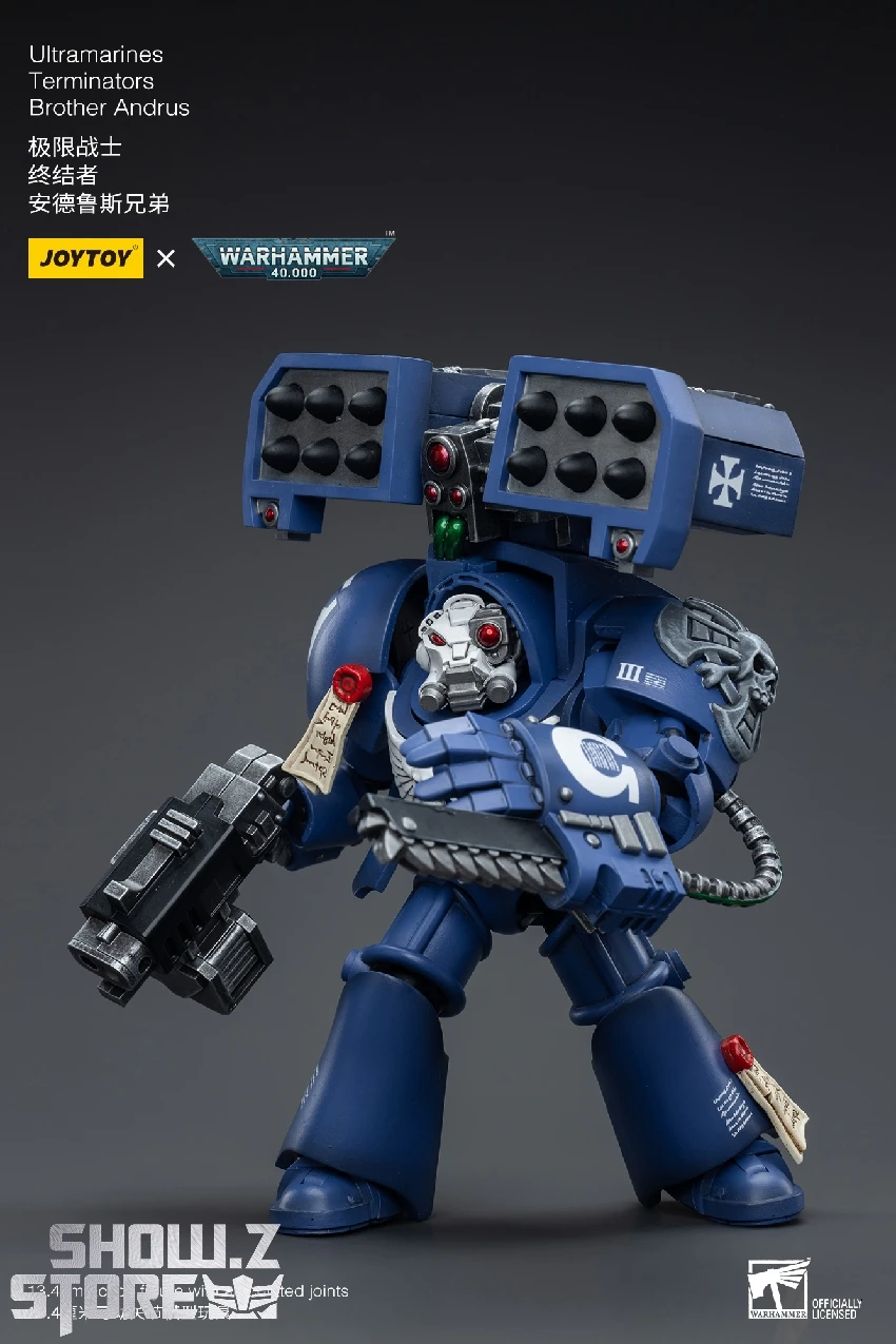 JoyToy Source 1/18 Warhammer 40K Ultramarines Terminators Brother Andrus 3 JoyToy Source 1/18 Warhammer 40K Ultramarines Terminators Brother Andrus - Image 3