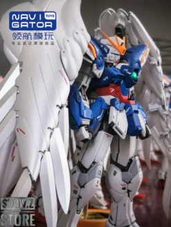 Navigator Toys Pre-Painted & Pre-Assembled Bandai XXXG-00W0 Wing Gundam Zero EW Ver.Ka -Toy Sale Store 8132ca7b23