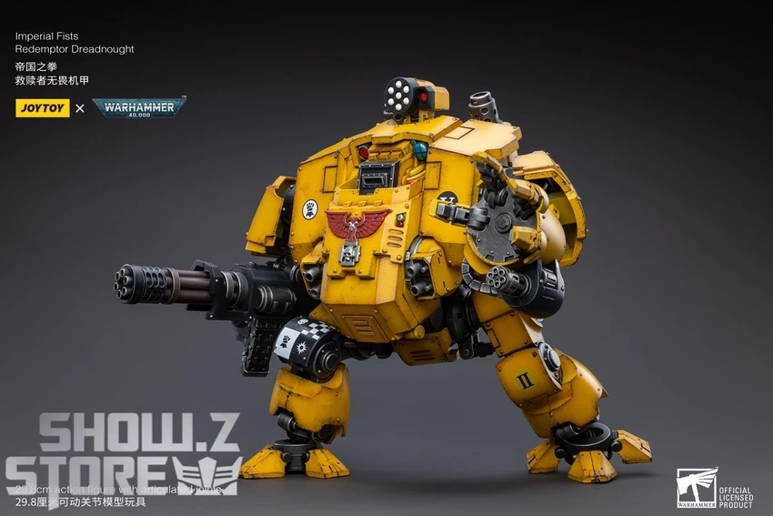 JoyToy Source 1/18 Warhammer 40K Imperial Fists Redemptor Dreadnought 8 JoyToy Source 1/18 Warhammer 40K Imperial Fists Redemptor Dreadnought - Image 8