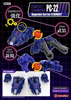 Perfect Effect PC-22 Perfect Combiner Upgrade Kit For POTP Starscream -Toy Sale Store 87939d710d