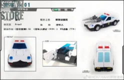 IronTrans M-01 M01 Mini Series Police Car Prowl -Toy Sale Store 89212b5234