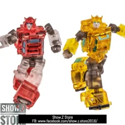 NewAge H25T Herbie Bumblebee & H26T Vanishing Point Cliffjumper Clear Version Set Of 2