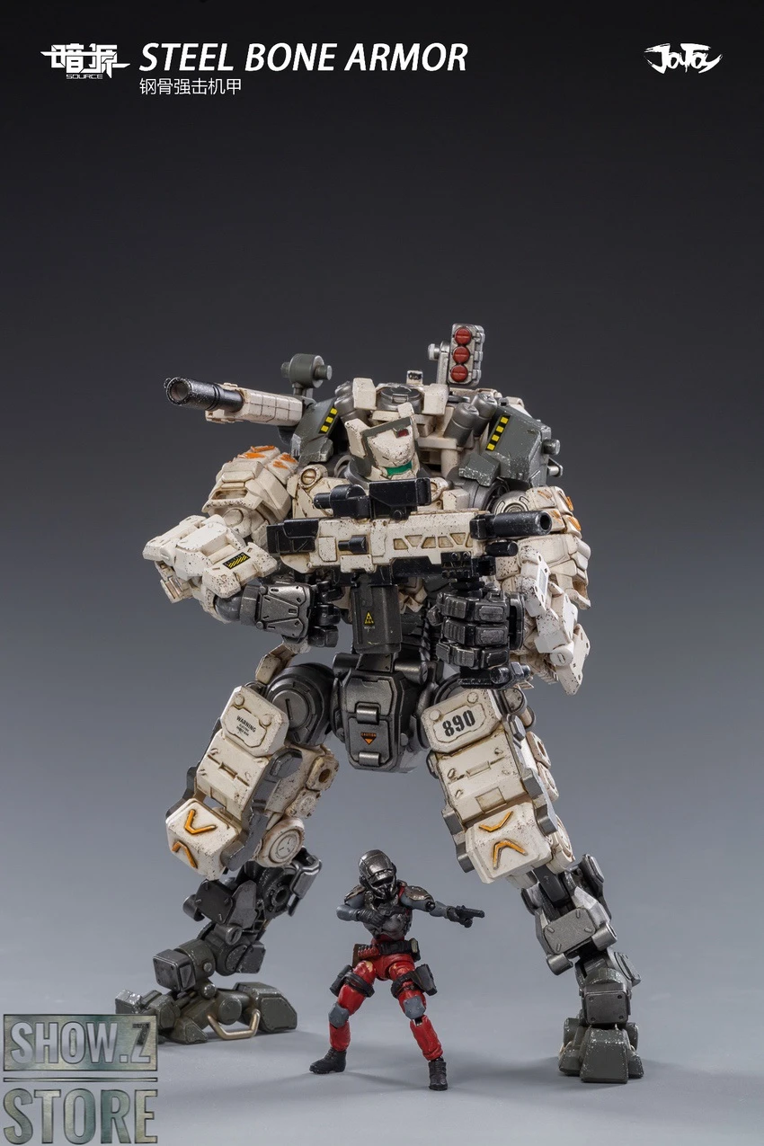 JoyToy Source 1/24 Steel Bone W/ Pilot 2nd White Version 6 JoyToy Source 1/24 Steel Bone W/ Pilot 2nd White Version - Image 6