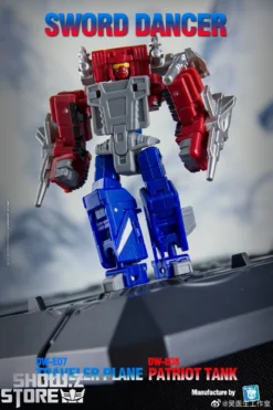 Dr.Wu Sword Dancer Slamdance DW-E07 Traveler Plane Raindance & DW-E08 Patriot Tank Grandslam Set Of 2 Animation Version -Toy Sale Store bbc4f9d375