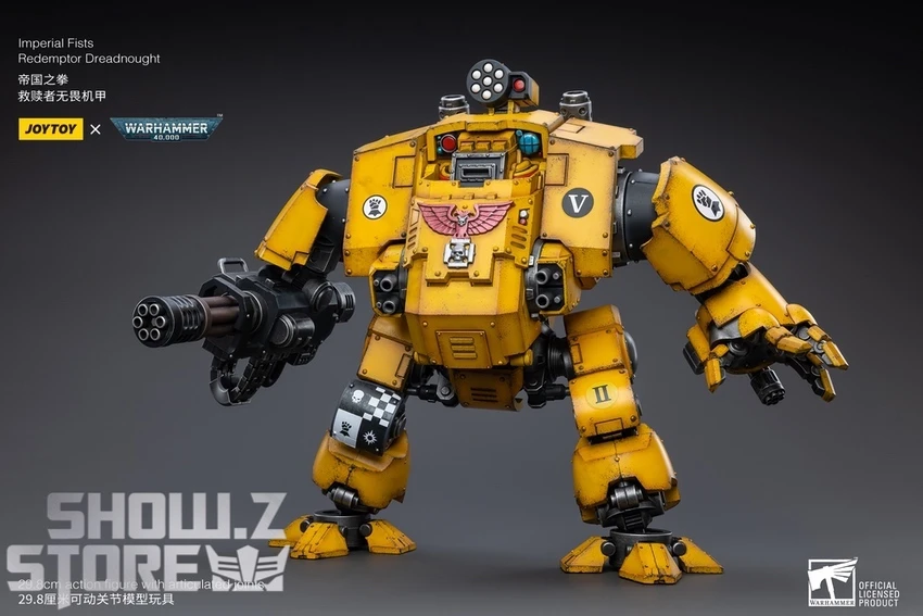 JoyToy Source 1/18 Warhammer 40K Imperial Fists Redemptor Dreadnought 2 JoyToy Source 1/18 Warhammer 40K Imperial Fists Redemptor Dreadnought - Image 2