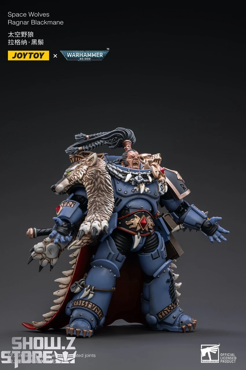JoyToy Source 1/18 Warhammer 40K Space Wolves Ragnar Blackmane 9 JoyToy Source 1/18 Warhammer 40K Space Wolves Ragnar Blackmane - Image 9