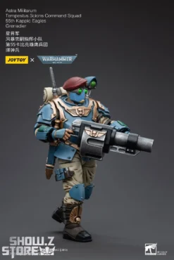 JoyToy Source 1/18 Warhammer 40K Astra Militarum Tempestus Scions Command Squad 55th Kappic Eagles Grenadier -Toy Sale Store d4e336420c