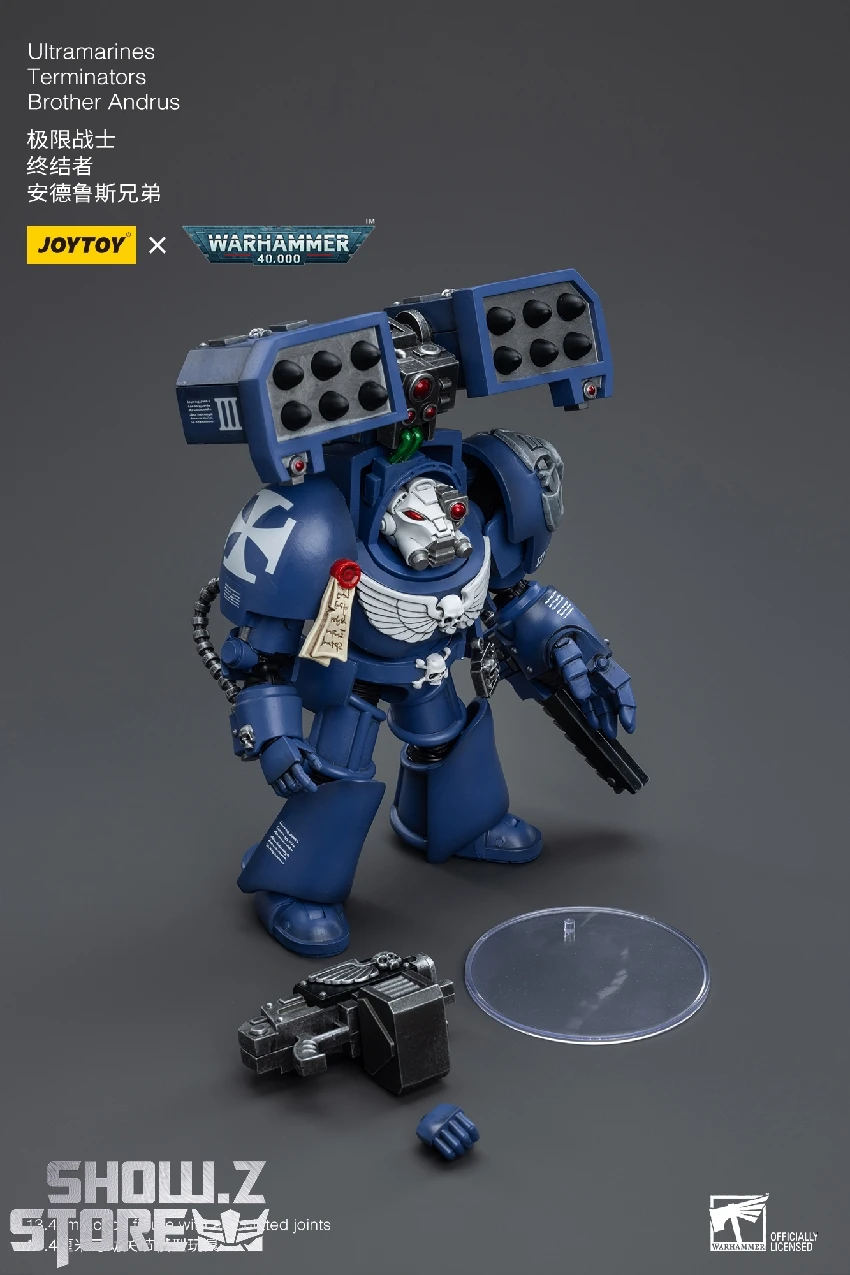 JoyToy Source 1/18 Warhammer 40K Ultramarines Terminators Brother Andrus 8 JoyToy Source 1/18 Warhammer 40K Ultramarines Terminators Brother Andrus - Image 8