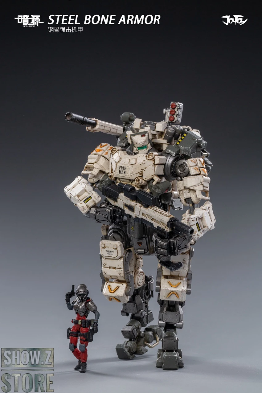 JoyToy Source 1/24 Steel Bone W/ Pilot 2nd White Version 7 JoyToy Source 1/24 Steel Bone W/ Pilot 2nd White Version - Image 7